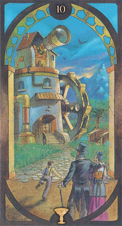 Steampunk Art Nouveau Tarot Deck