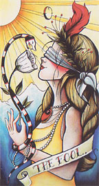 Eight Coins Tattoo Tarot Borderless Mini