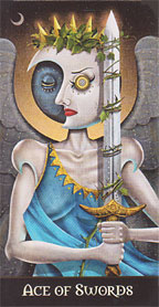 Deviant Moon Borderless Mini Tarot