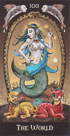 Deviant Moon Borderless Mini Tarot