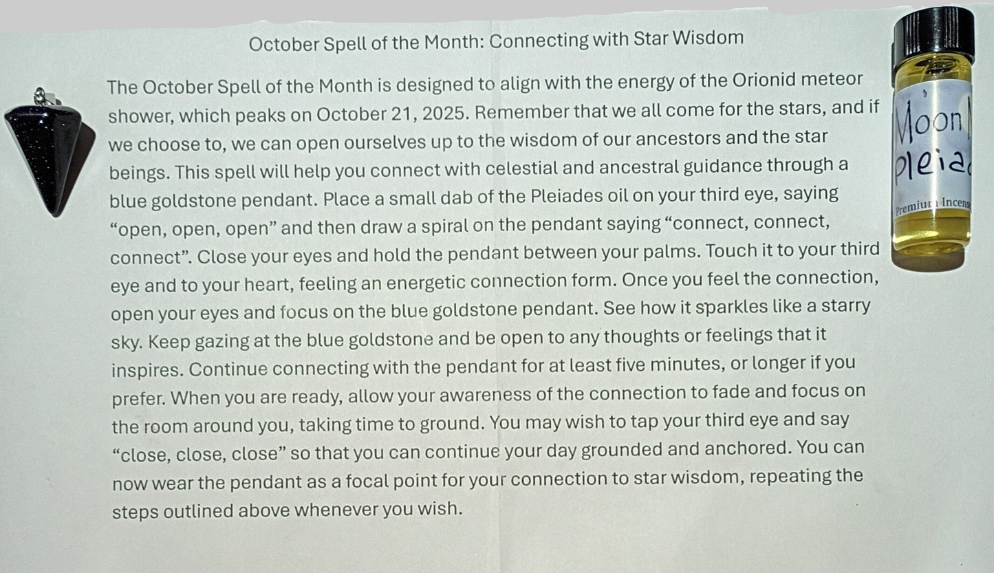 Connecting with Star Wisdom Spell