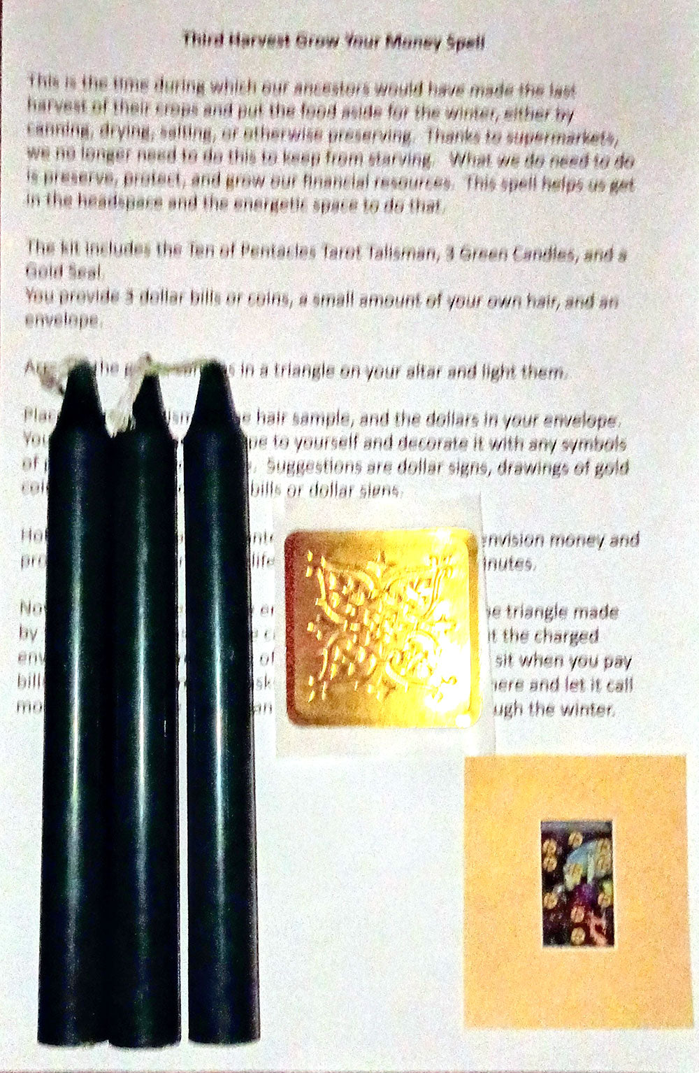 Third Harvest Grow Your Money Spell