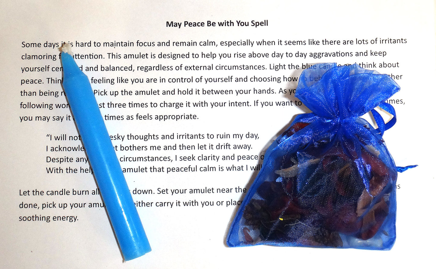 May Peace Be with You Spell