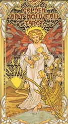 Golden Art Nouveau Tarot