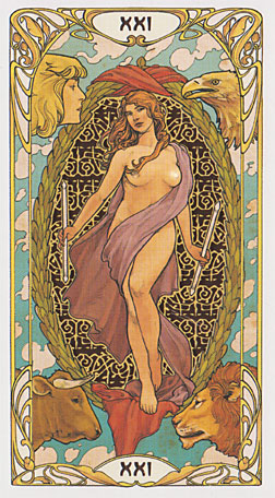 Golden Art Nouveau Tarot