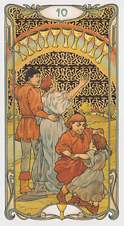 Golden Art Nouveau Tarot