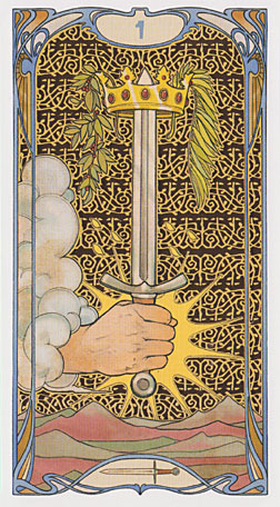 Golden Art Nouveau Tarot