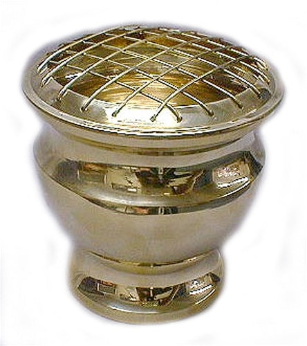 Large Grated Brass Burner