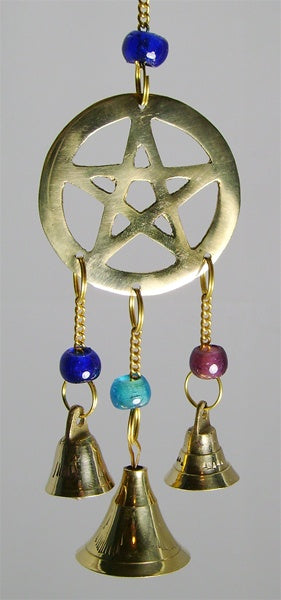 Brass Pentagram With Bells