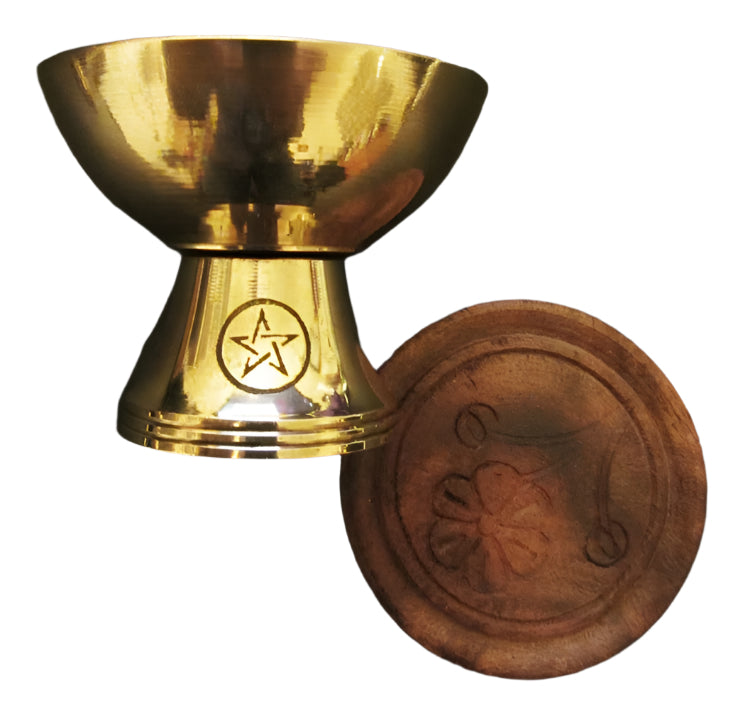 Pentagram Brass Burner