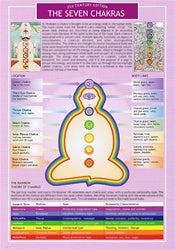 Chakras Laminated Info Card