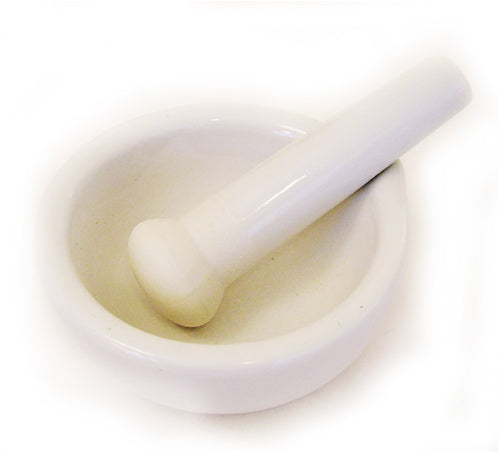 Porcelain Mortar and Pestle - Medium