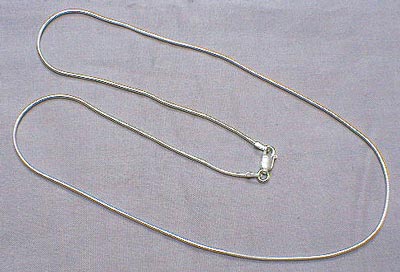 Sterling Silver Snake Chain, 24 inch