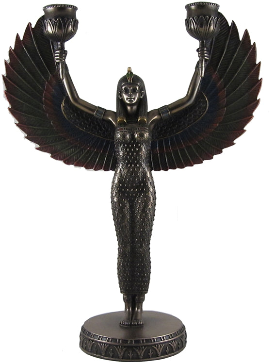 Isis Statue and Candleholder