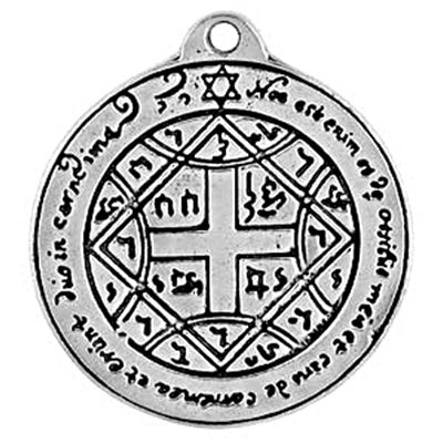 Pentacle Of Love Pewter Pendant