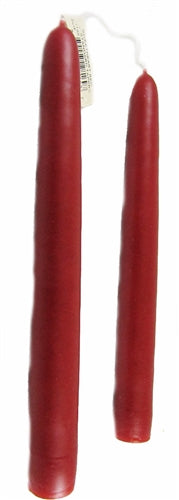 Red Taper Candles - Pair