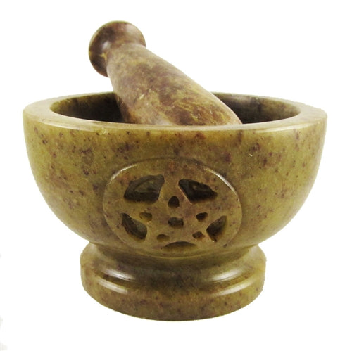 Pentagram Mortar and Pestle
