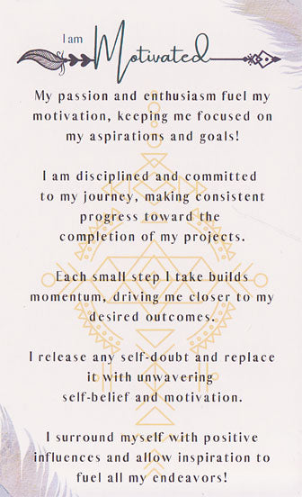 Power Affirmation Inspiration Cards