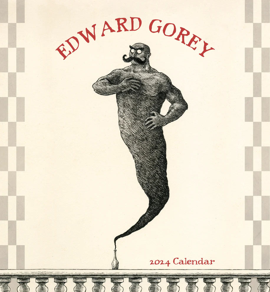 2024 Edward Gorey Calendar Wall