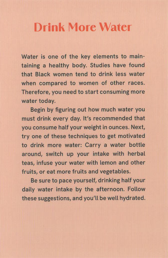 Self-Care for Black Women Deck