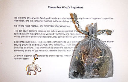 Remember What's Important Charm