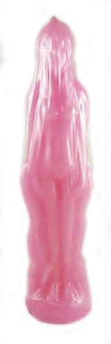 Pink Female Image Candle
