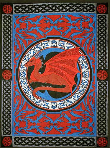 Celtic Dragon Tapestry