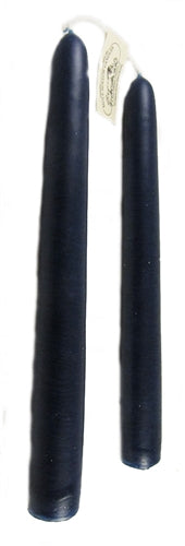 Blue Taper Candles - Pair