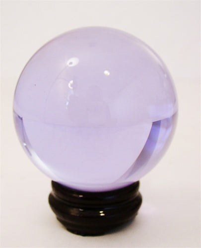 Amethyst Tinted Crystal Ball - 110MM